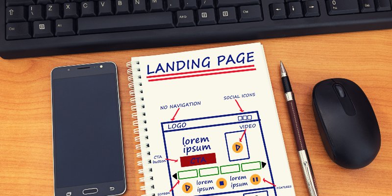 como criar uma landing page